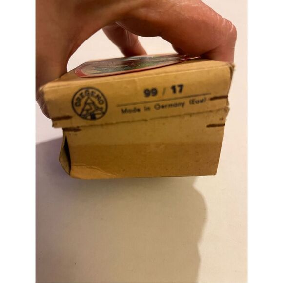 Vintage Miniature East Germany Dregeno mini Animals Houses Trees Fence Set Origi - Picture 2 of 14